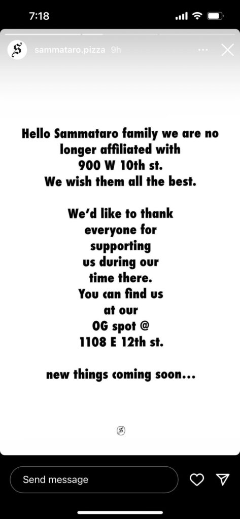 Something going on with Sammataro on W. 10th