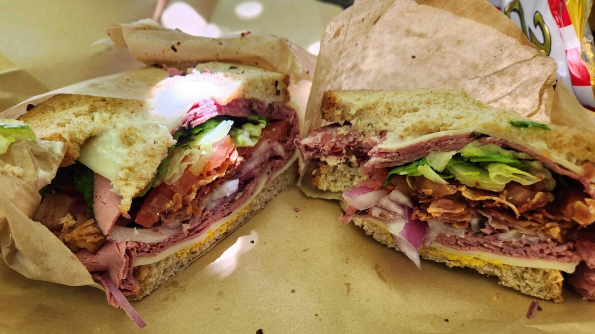 Custom pastrami sandwich - Jackson Market, Culver City