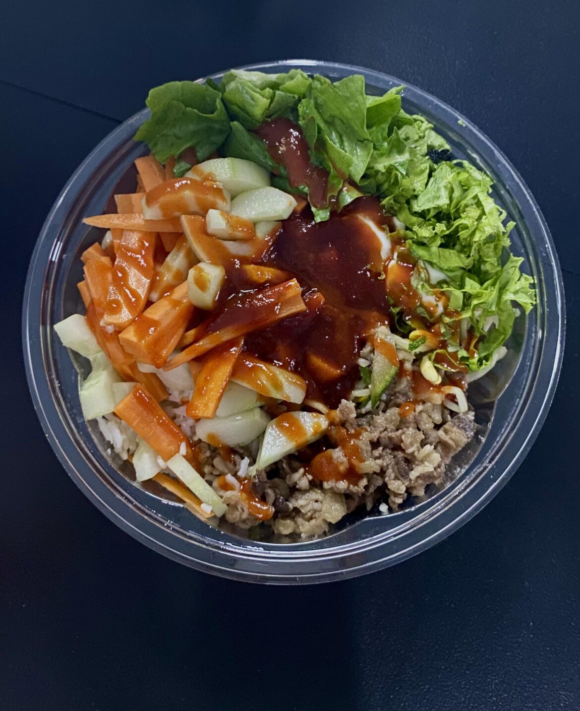 Bibimbap + Samgyeopsal (I wasn't able to take a photo) for breakfast. I've been having korean food for breakfast; 2 consecutive mornings now.