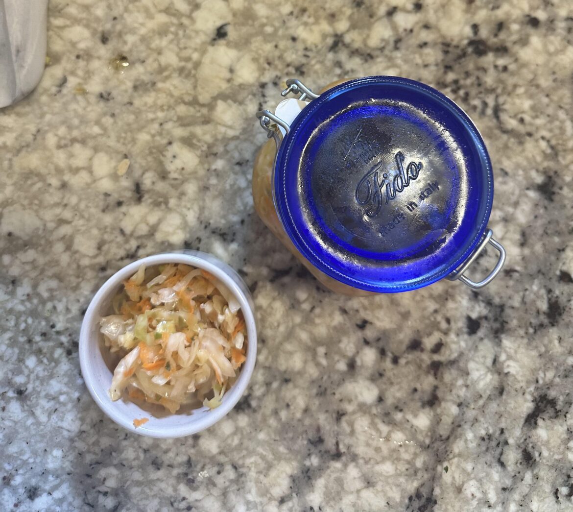 At home fermentation: curtido