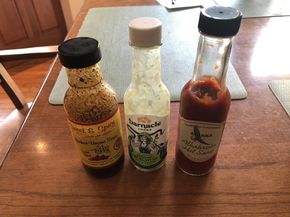 Parents brought me back a few local hot sauces from their Alaska trip!