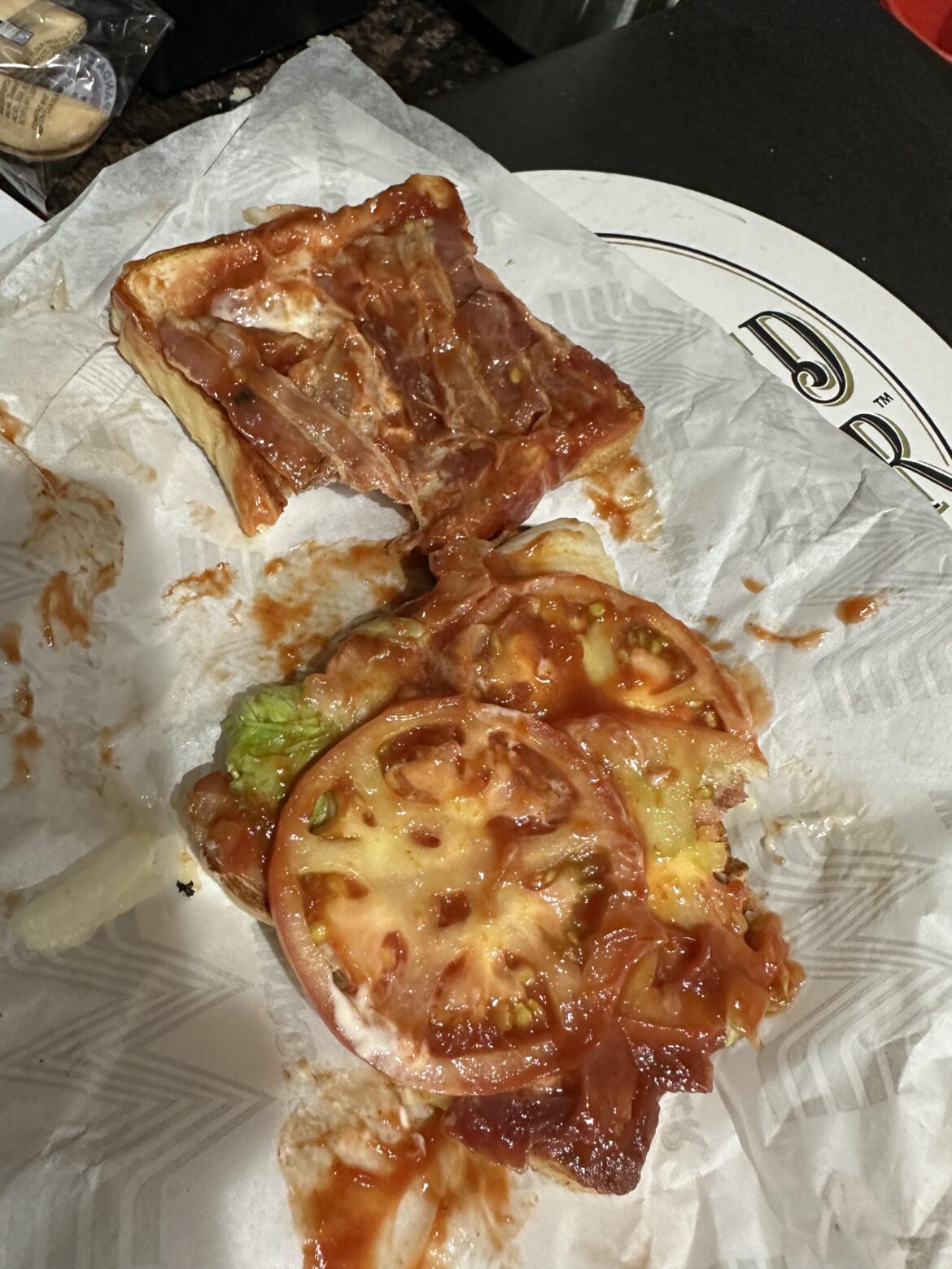 Ordered BLT from Whataburger got this monstrosity instead