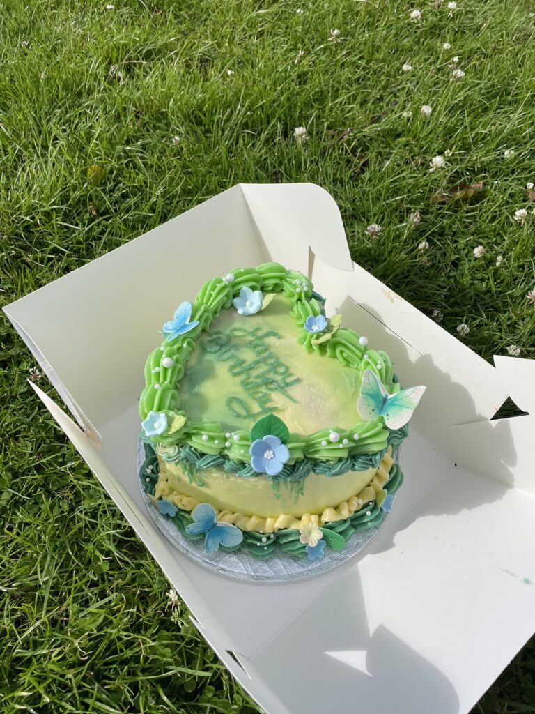 vintage forest fairy cake