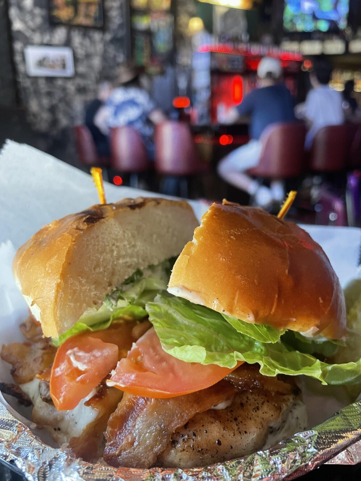 Grilled Chicken Club from Casino Camino, Austin TX