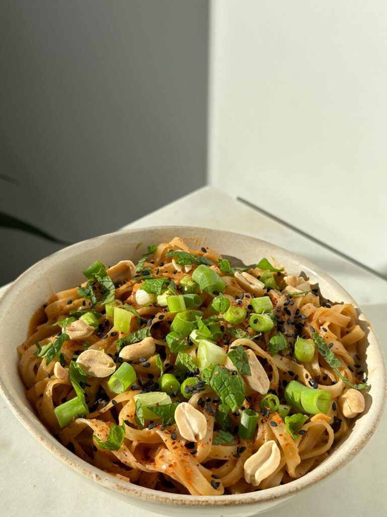 Peanut butter noodles