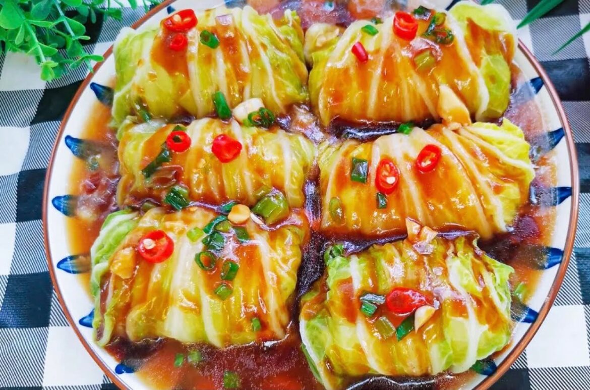 Chicken Stuffed Cabbage Rolls With A Twist Chicken Stuffed Cabbage Rolls With A Twist