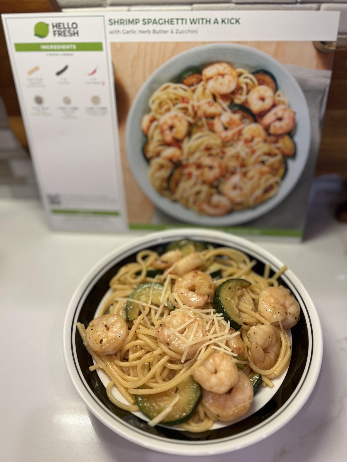 Shrimp Spaghetti with a Kick - Tasty