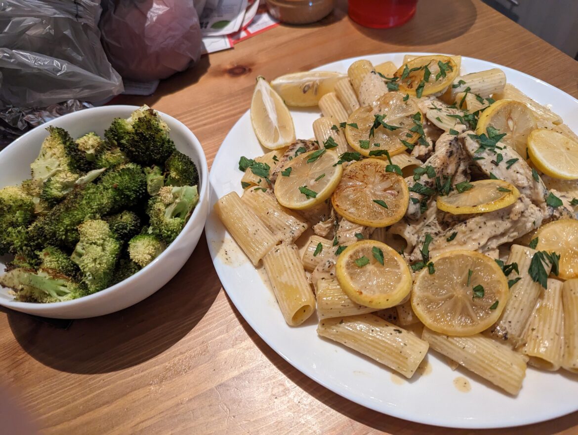 Sunny Lemon Chicken Rigatoni