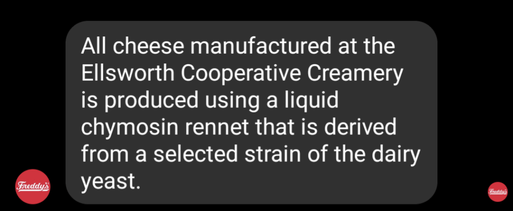 Can someone help explain this answer I got from a restaurant?