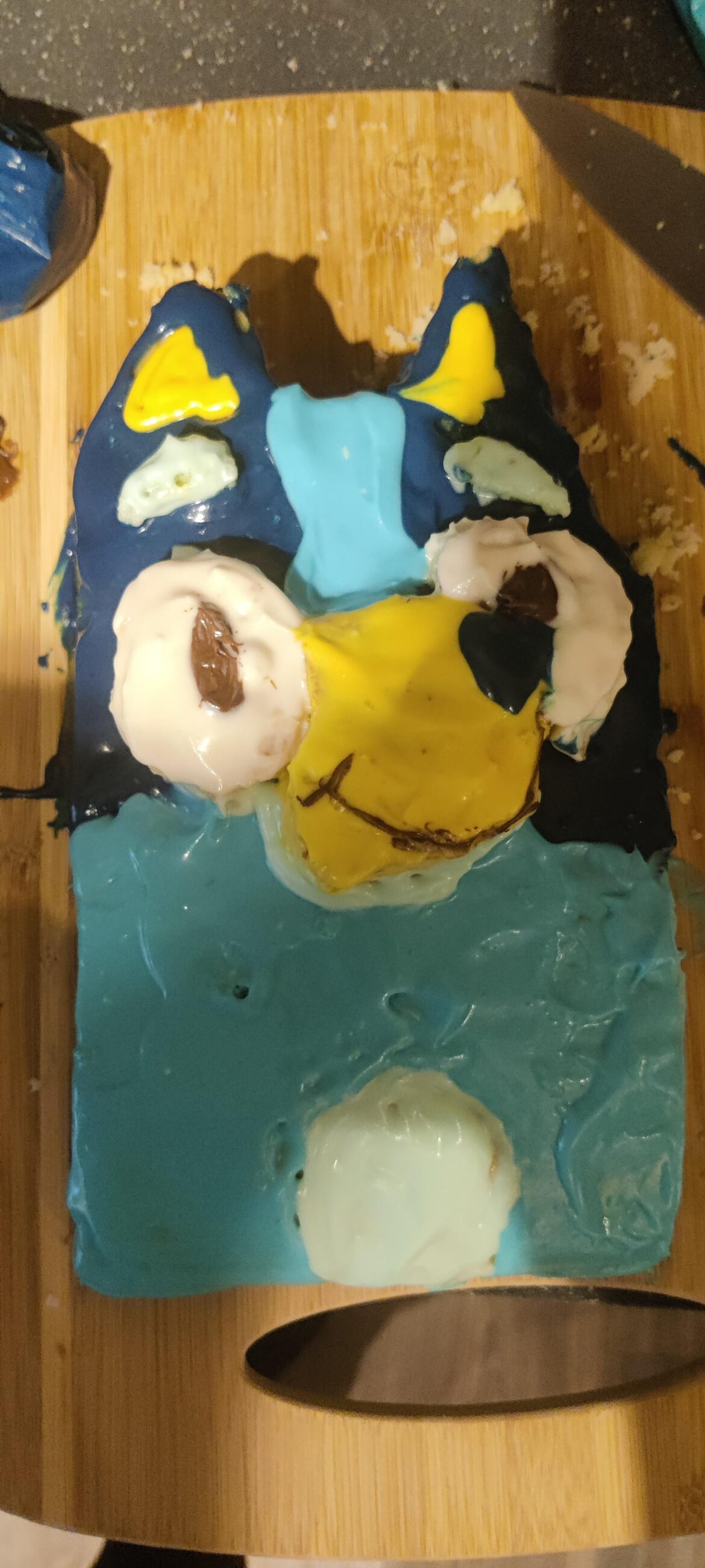 Bluey birthday cake for a toddler!