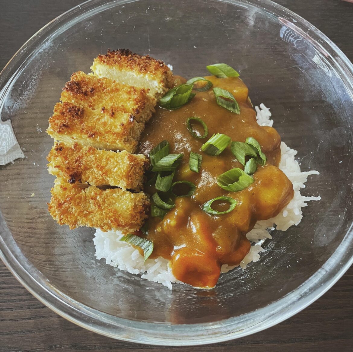 Tofu katsu curry!