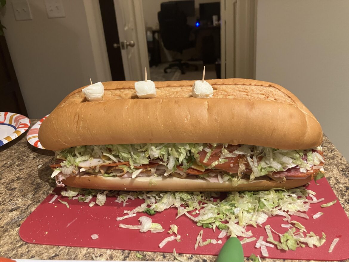 ScoobyDoo style sandwich (the long way)