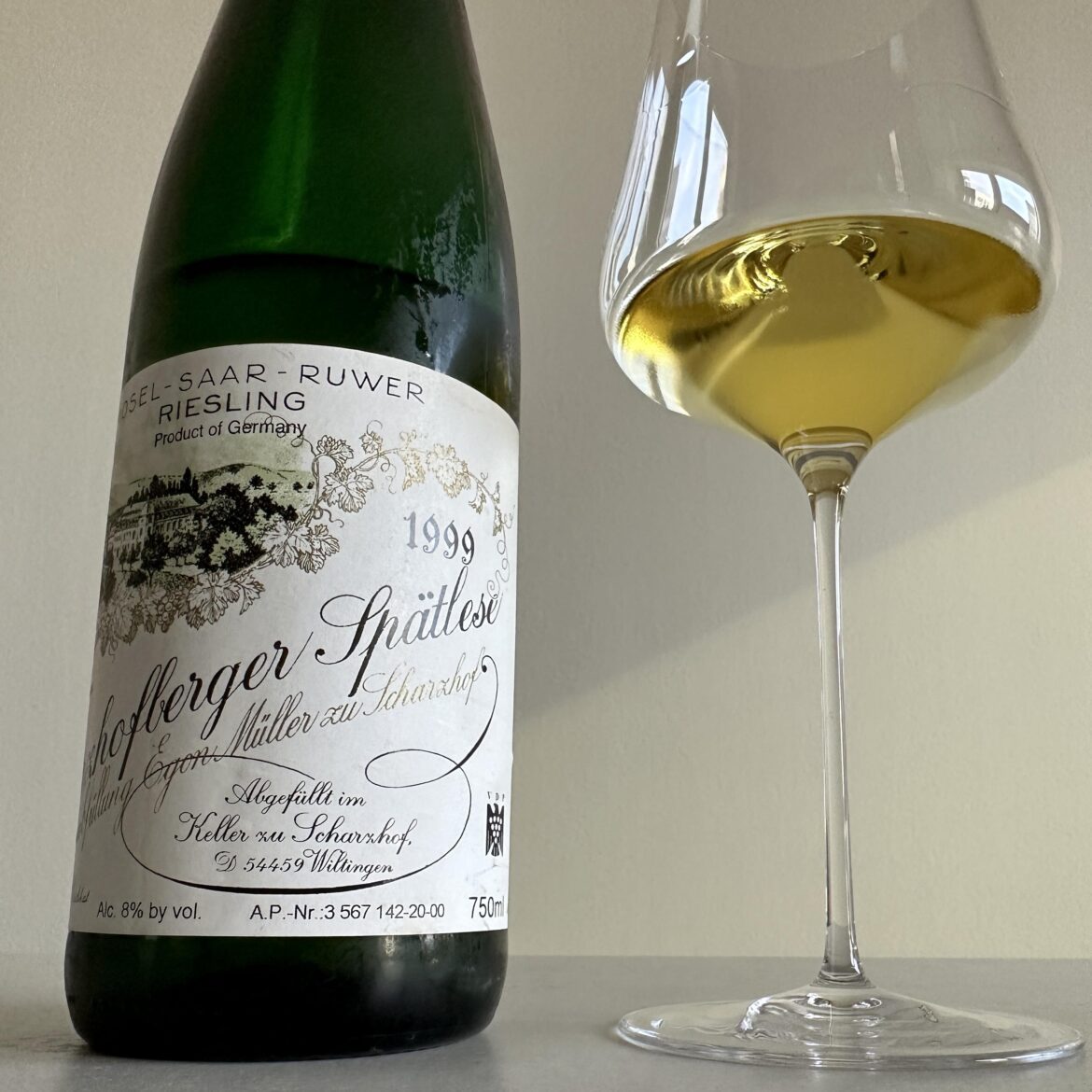 This is what Pradikat Riesling is all about! 1999 Egon Müller Spätlese