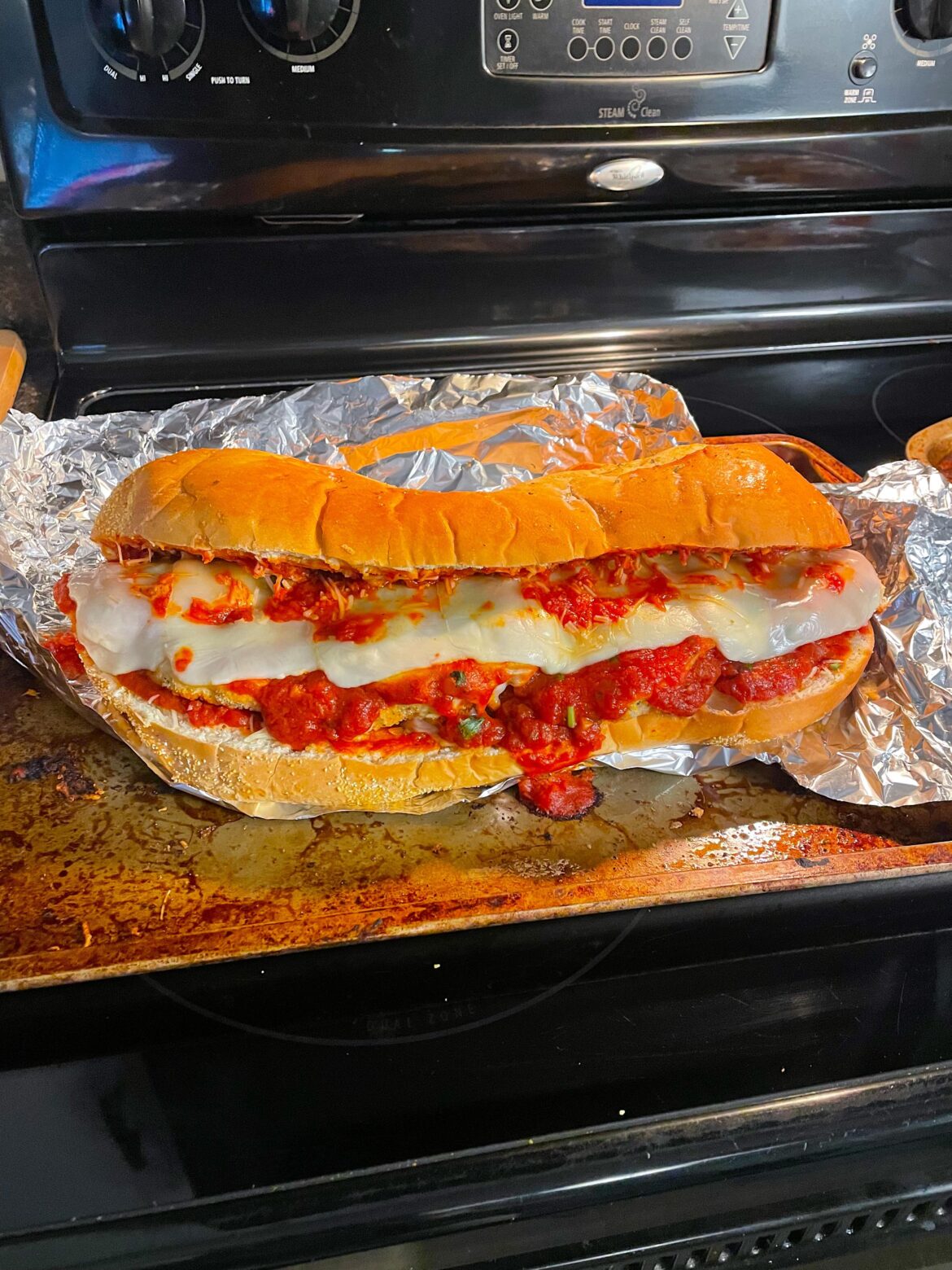 Made a mondo chicken parm