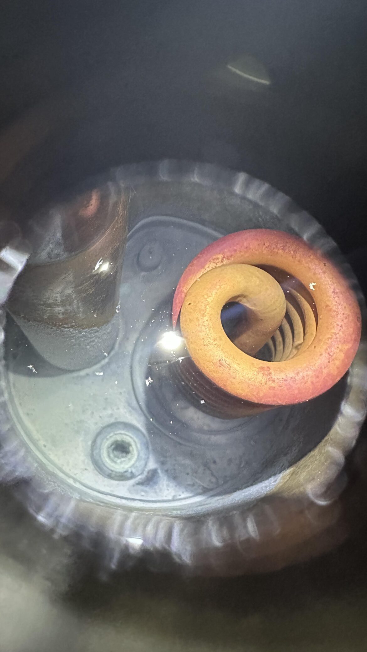 Boiler inside after descale