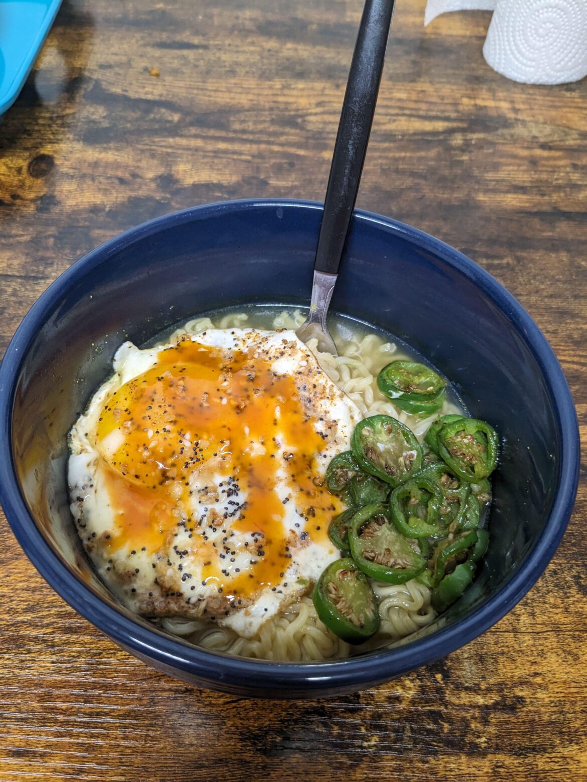 Dressed up instant ramen