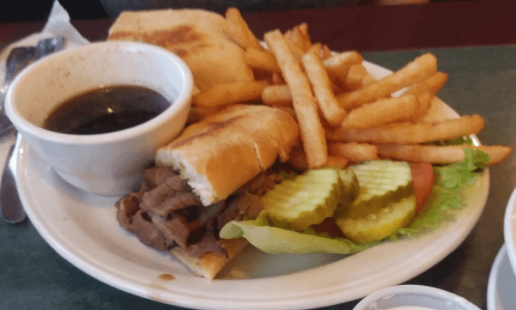 My friend ordered a French dip.