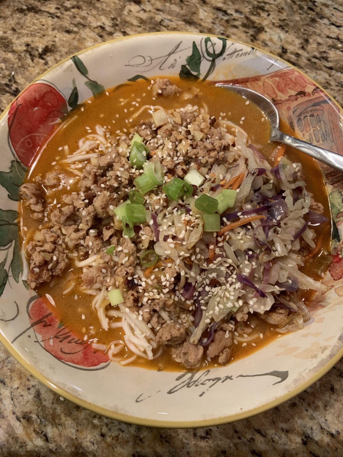 Spicy Pork Dan Dan Noodle Ramen 10/10