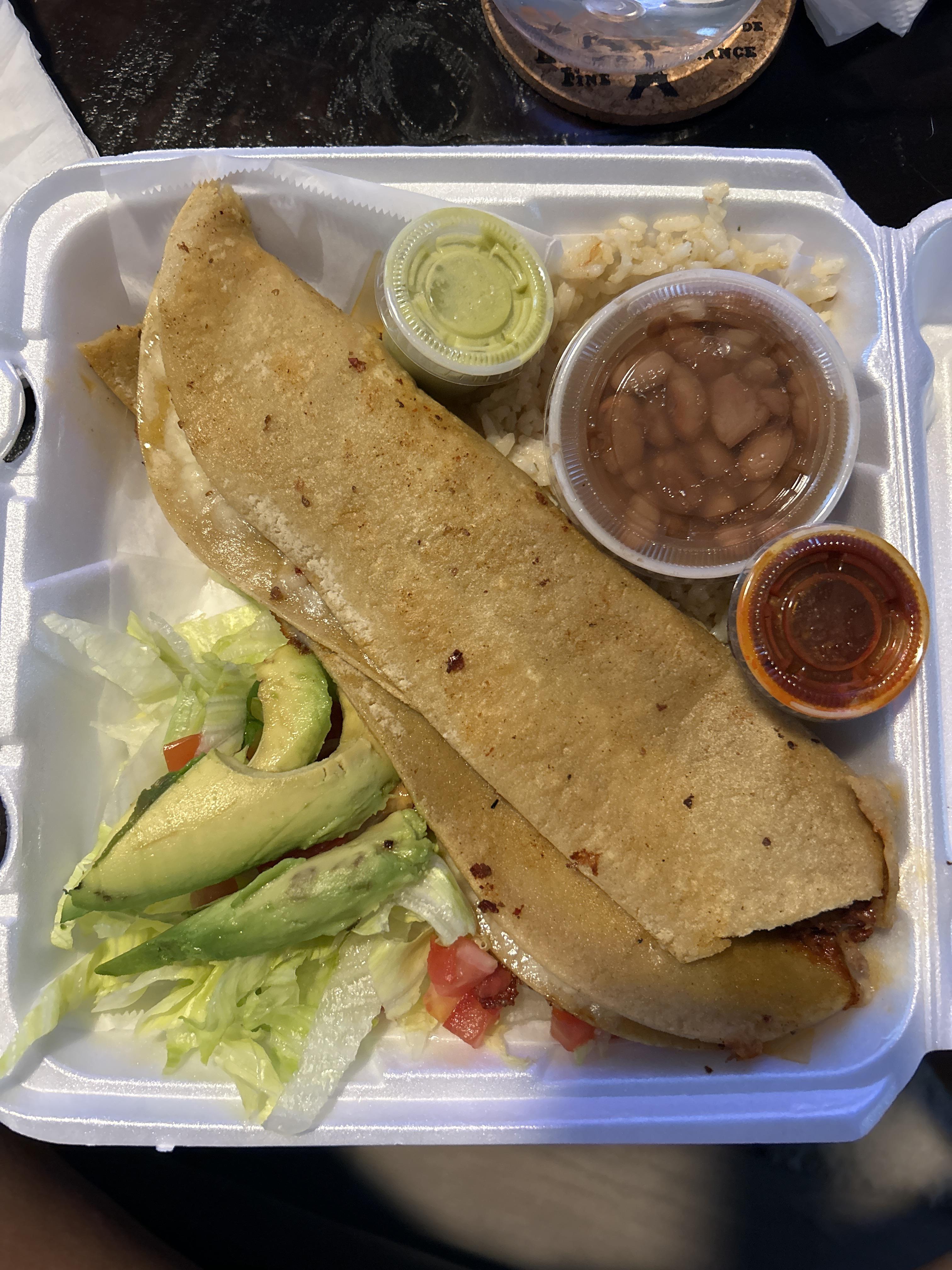 Campechano machete from Casita Vizuet behind the Wells Branch HEB