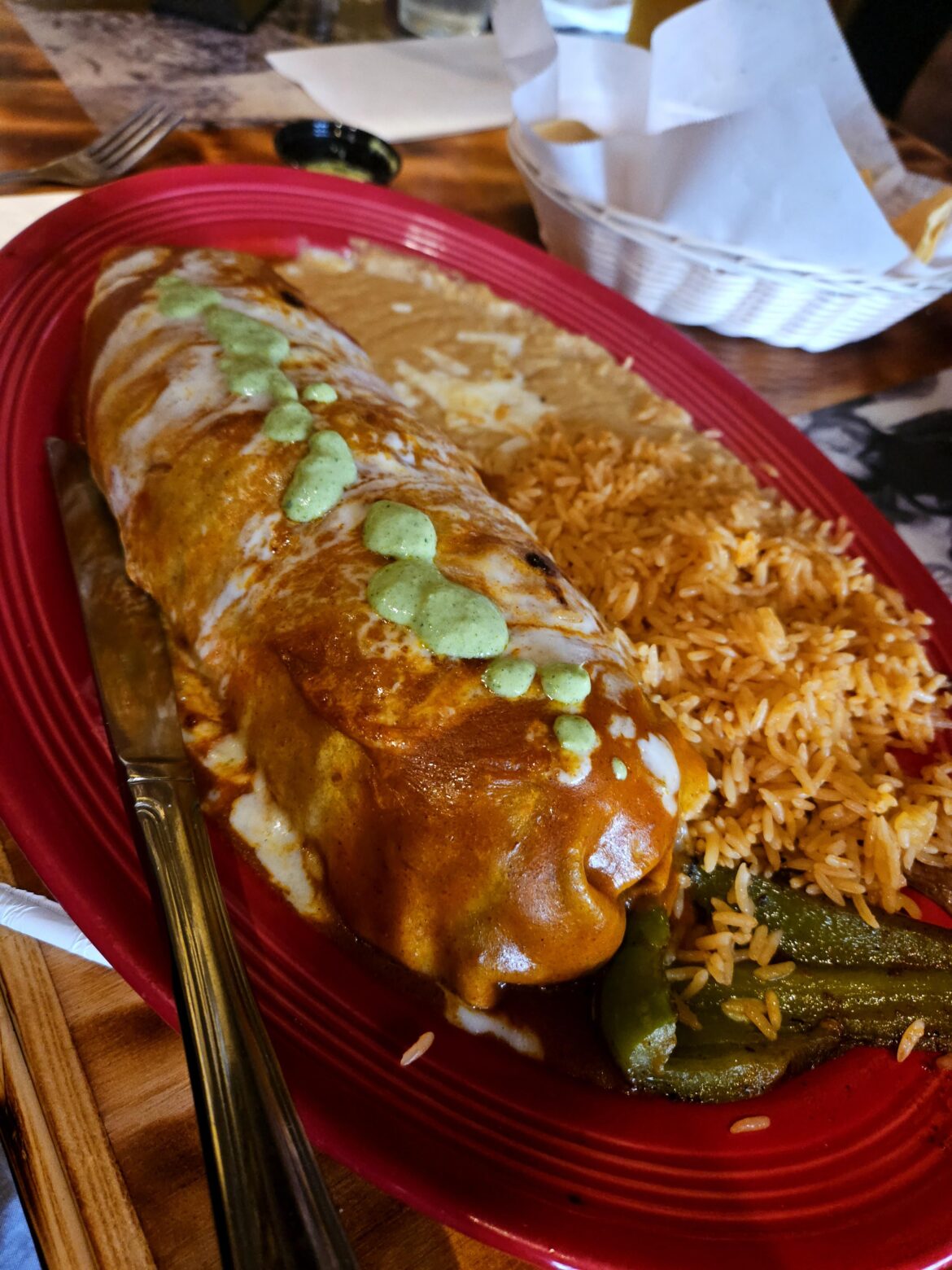 Shredded Beef Burrito from Salsa and Beer in North Hollywood