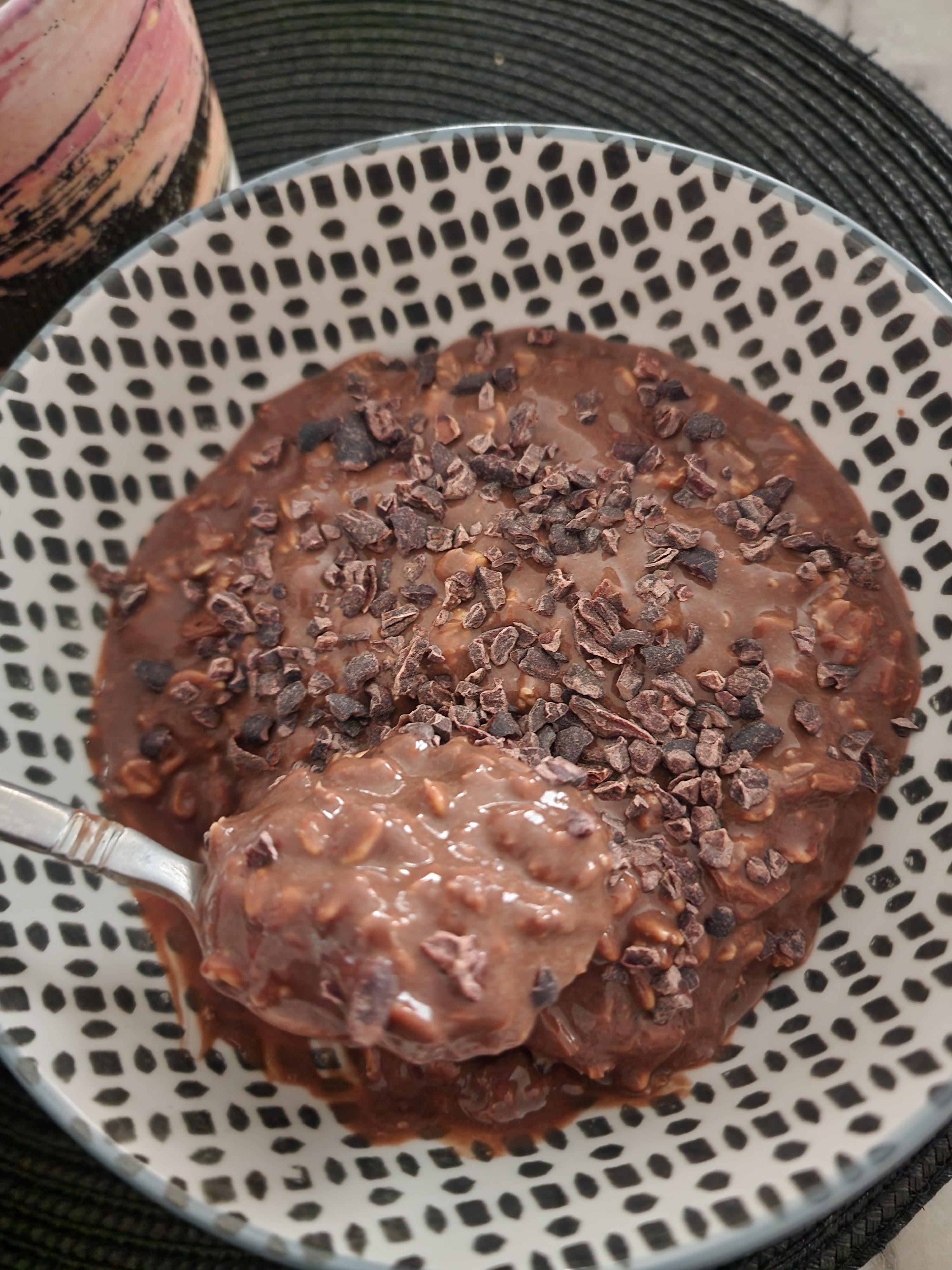 My favourite chocolate espresso overnight oats Dining and Cooking