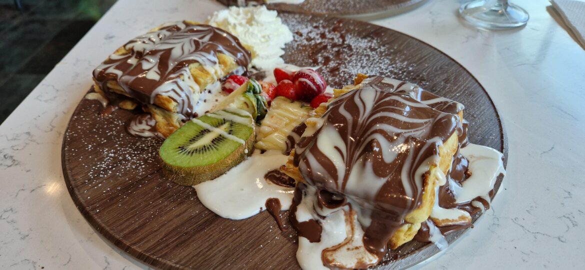 Left a trail all the way from the counter to the table.