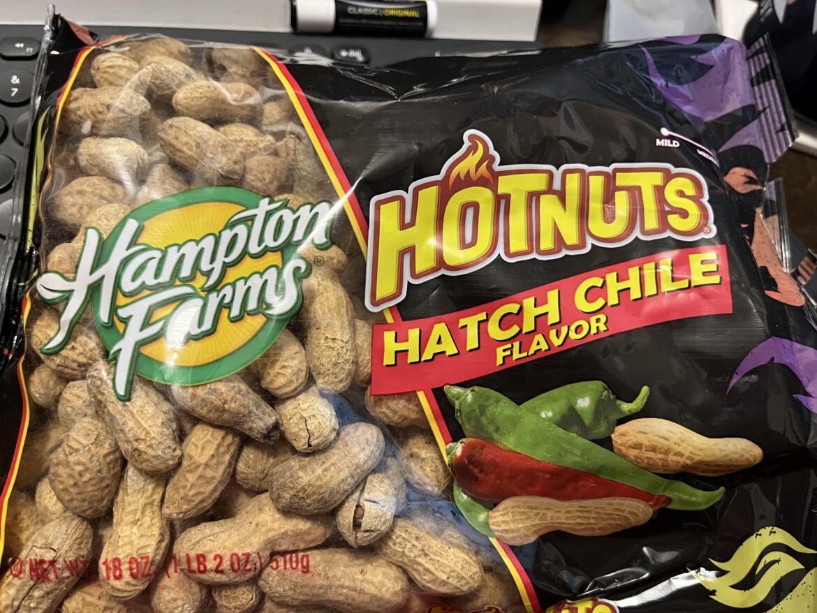 Hot peanuts, so good.