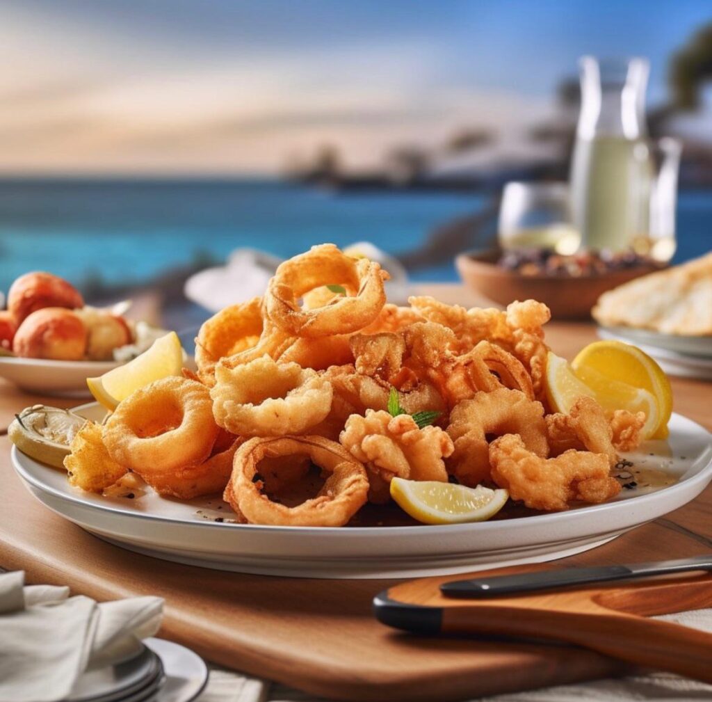 Best fried calamari ever is in Rome