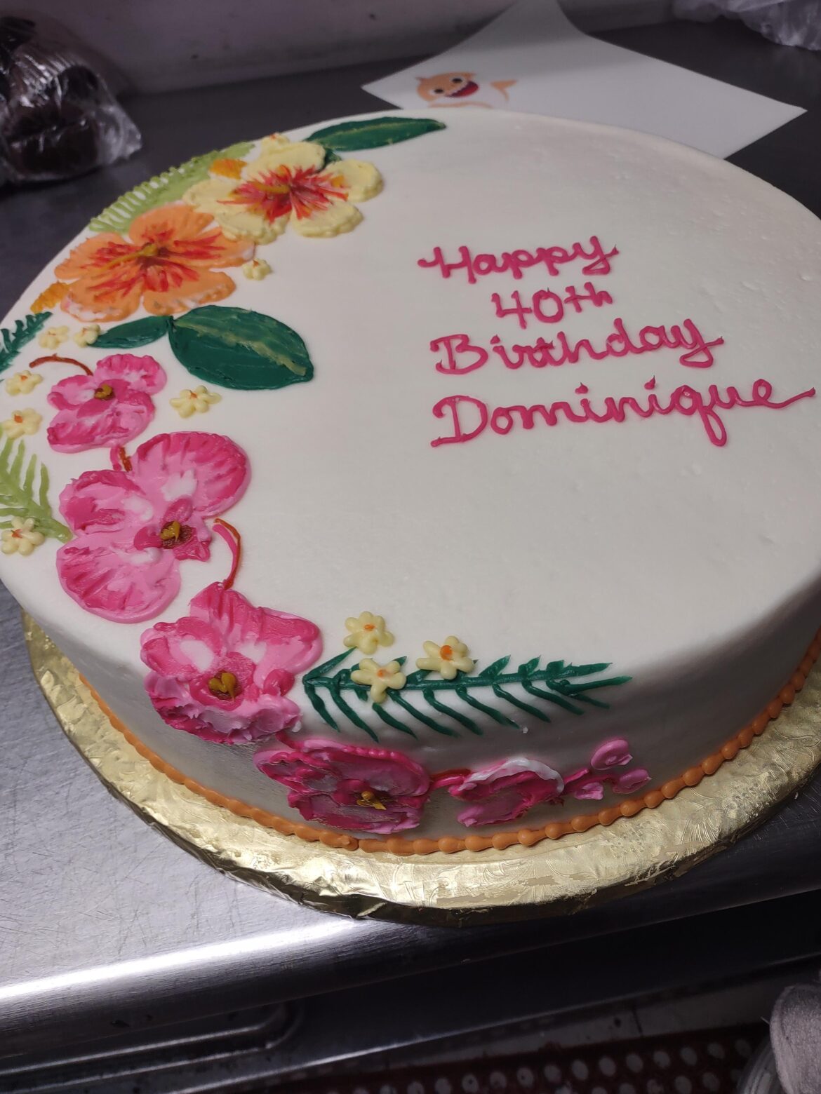 Would like to get really good at drawing flowers. Here is my first try.