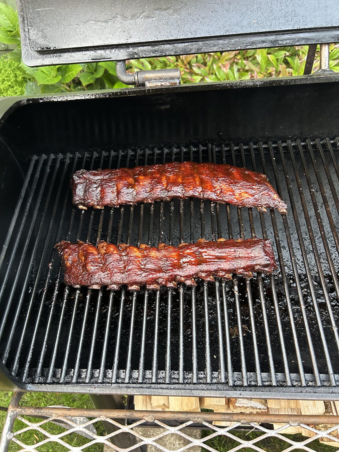 Let’s eat, 4 hour short ribs on my newly restored off set