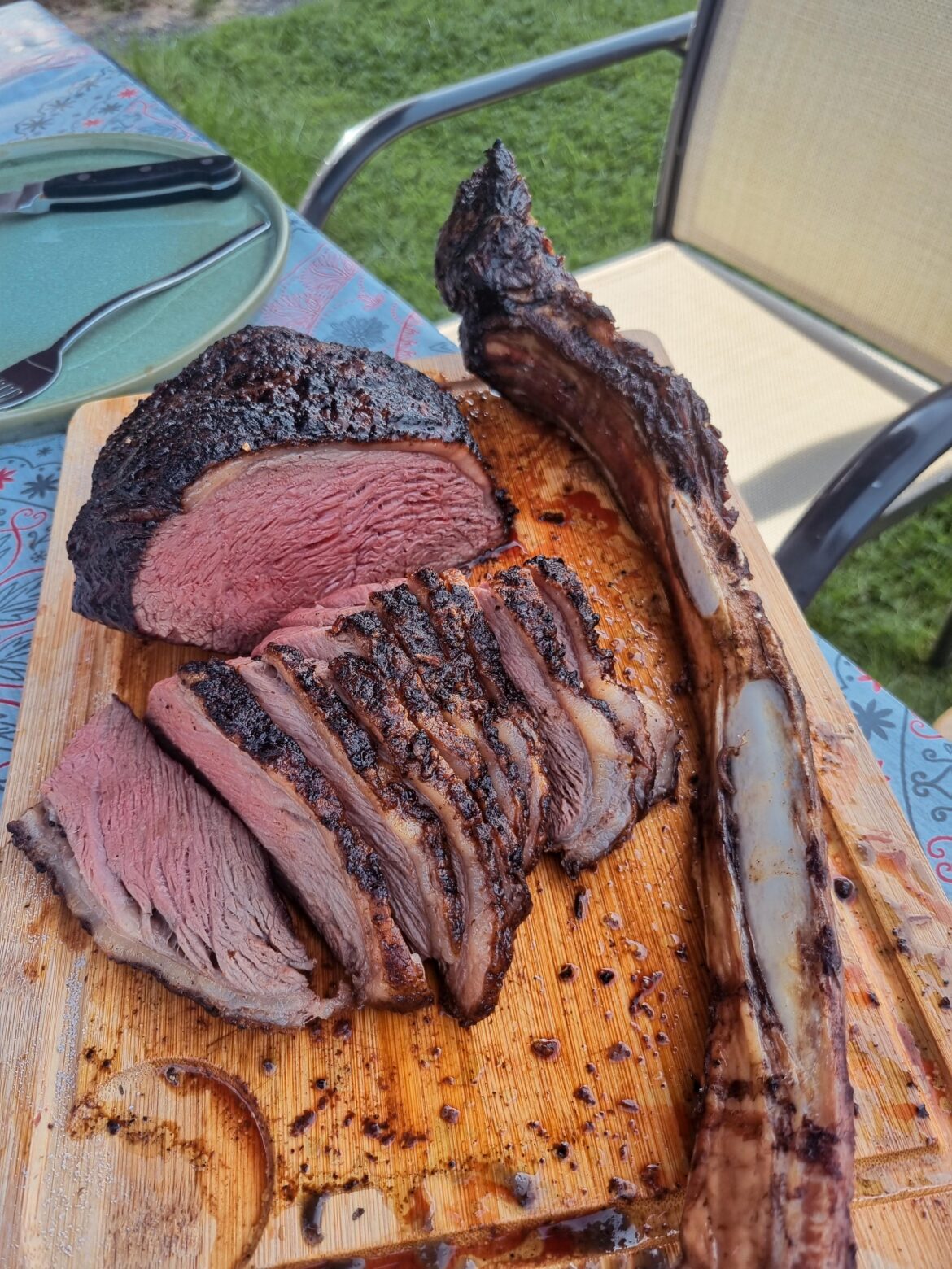 Picanha (the bone was from a tomahawk)