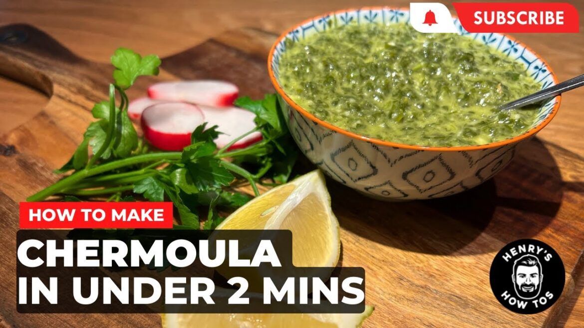How To Make Chermoula In Under 2 Minutes | Ep 559