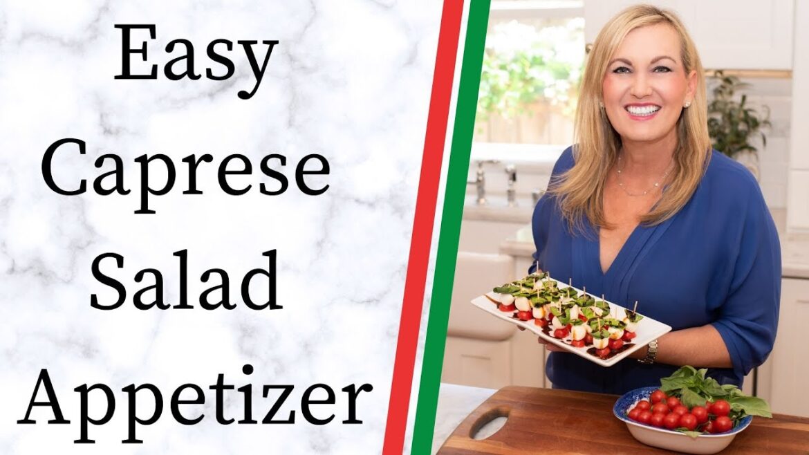 Easy Caprese Salad Appetizer