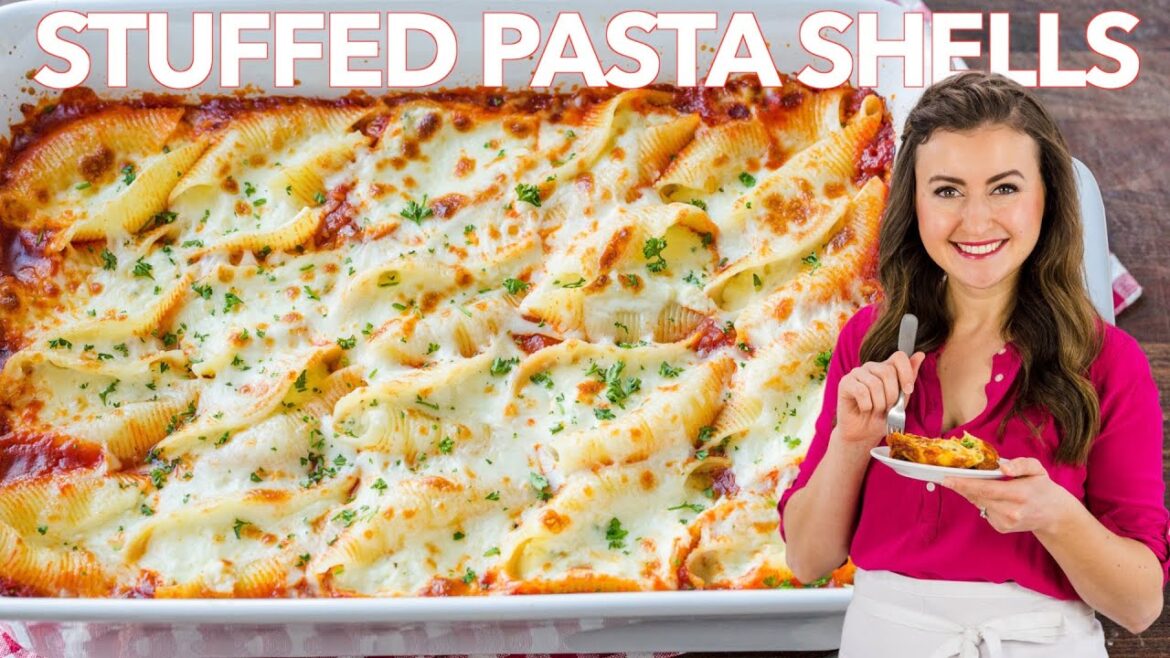 Extra Cheesy STUFFED SHELLS RECIPE Extra Cheesy STUFFED SHELLS RECIPE