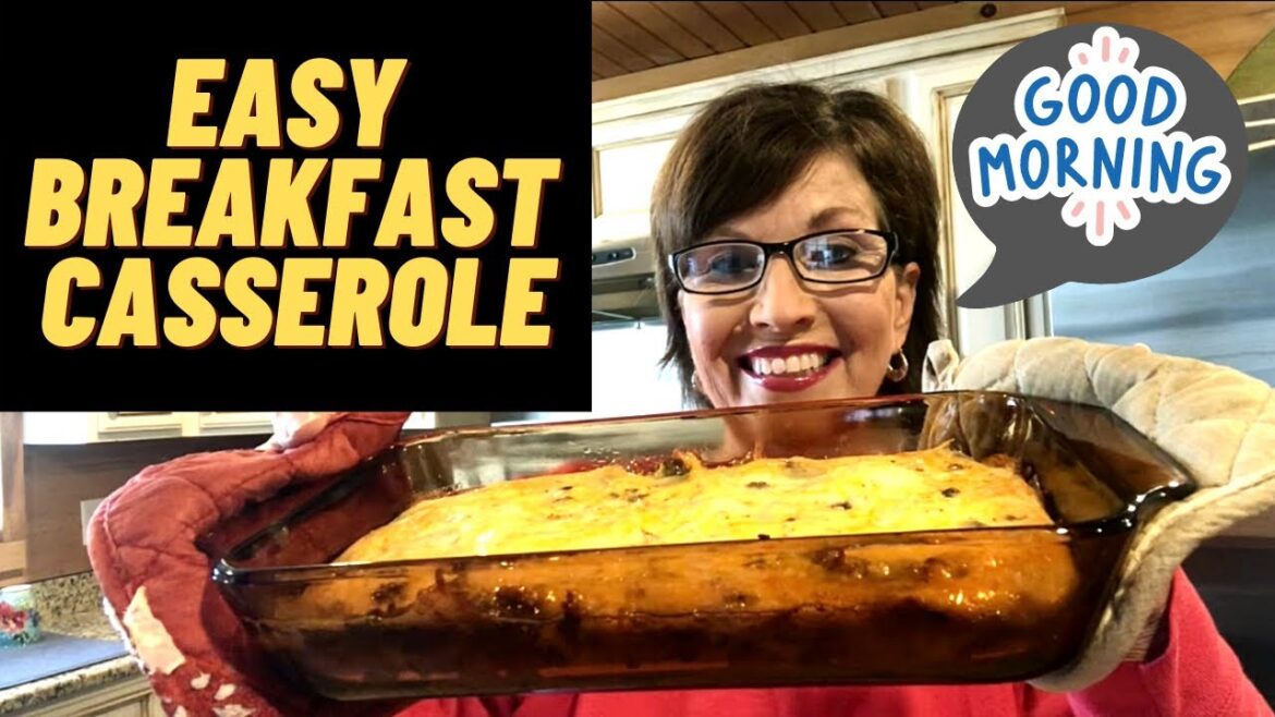 Sausage BREAKFAST CASSEROLE - Quick Breakfast Idea