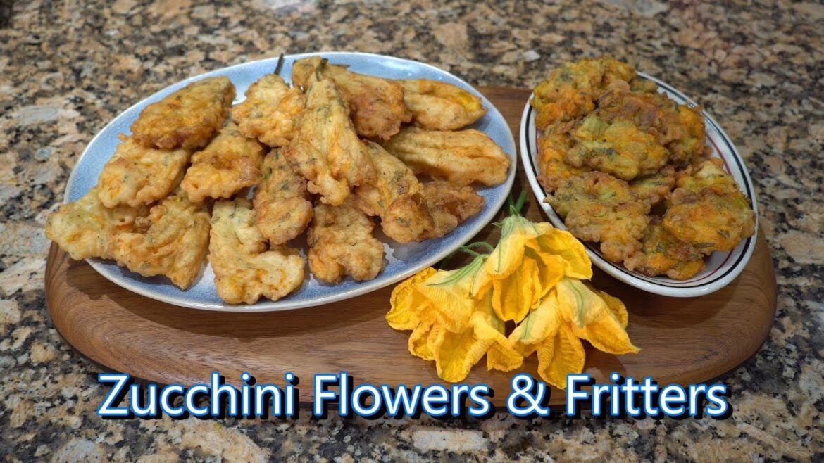 Italian Grandma Makes Zucchini Flowers & Fritters Italian Grandma Makes Zucchini Flowers & Fritters