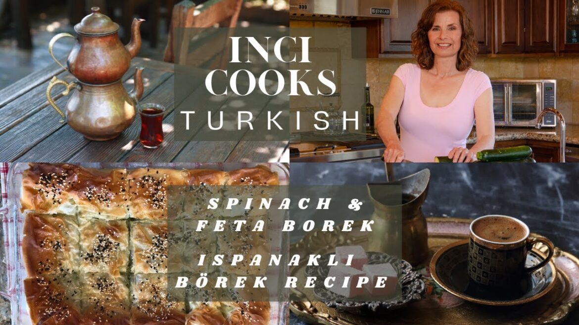 Turkish Spinach and Feta Cheese Pastry | Ispanaklı Peynirli Börek Recipe