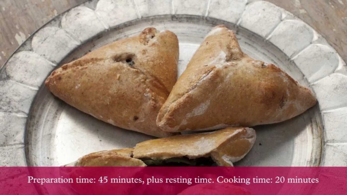 Spinach turnovers recipe