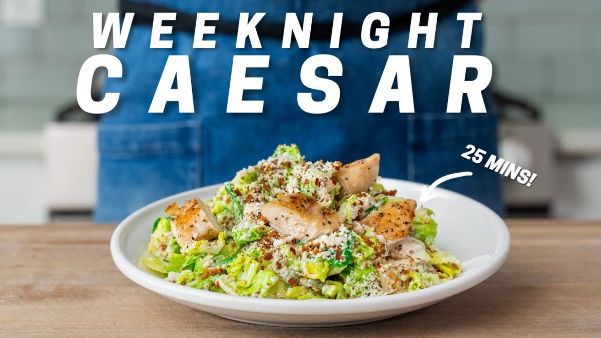 25 MINUTE CHICKEN CAESAR SALAD (I Eat This Every Week) | Weeknighting 25 MINUTE CHICKEN CAESAR SALAD (I Eat This Every Week) | Weeknighting