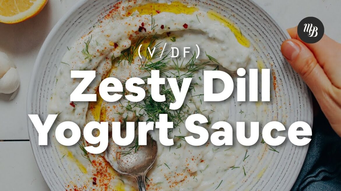 Zesty Dill Yogurt Sauce | Minimalist Baker Recipes Zesty Dill Yogurt Sauce | Minimalist Baker Recipes