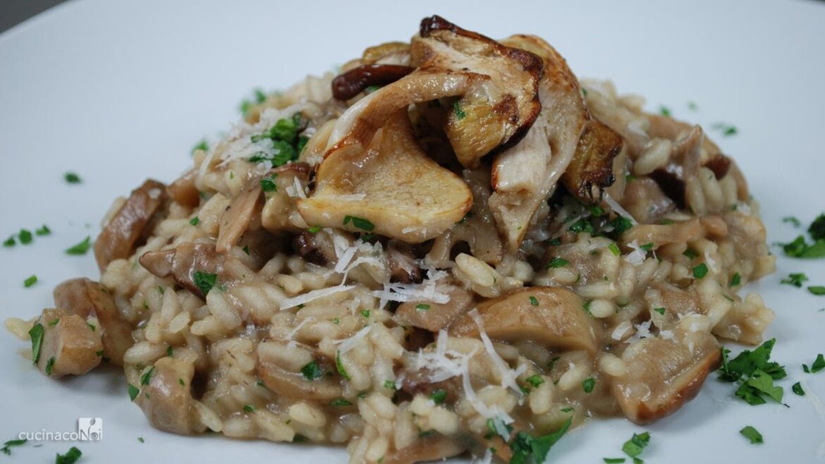 Risotto with Porcini Mushrooms - italian recipe
