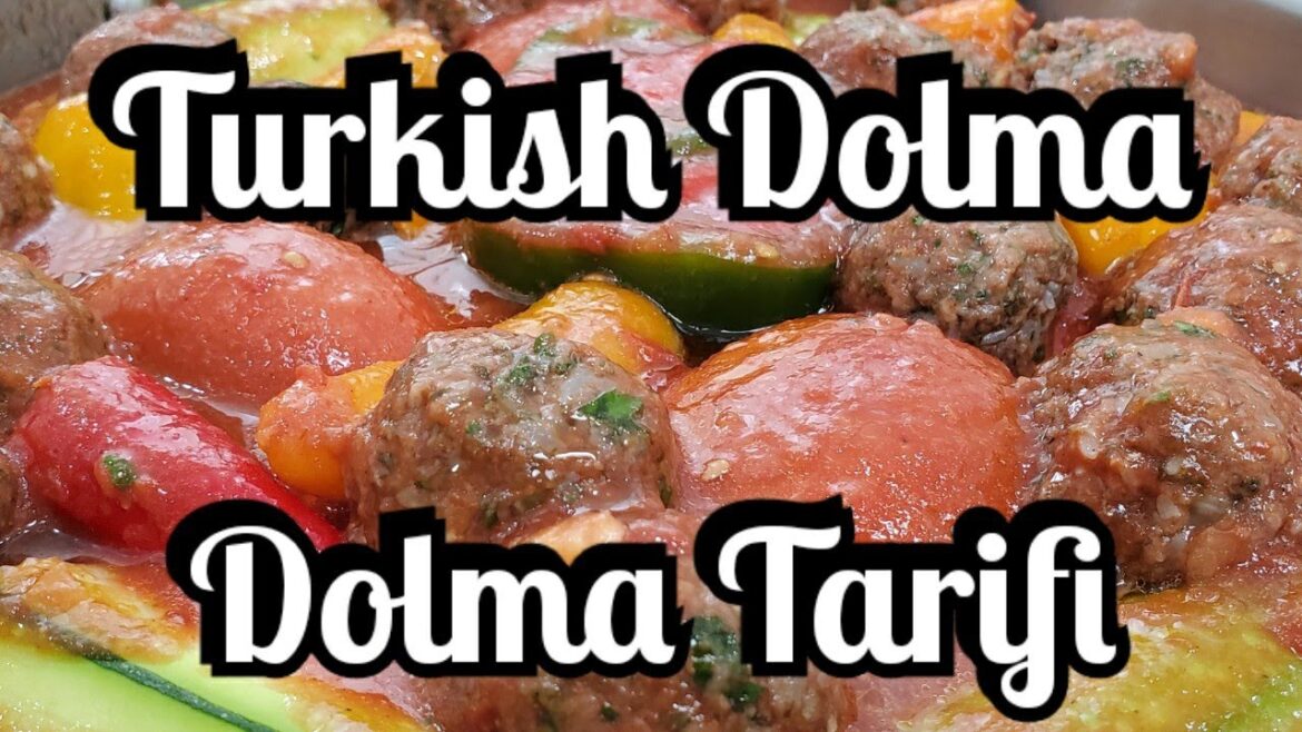 DOLMA TARİFİ / TURKISH DOLMA (STUFFED PEPPERS AND ZUCCHINIS)