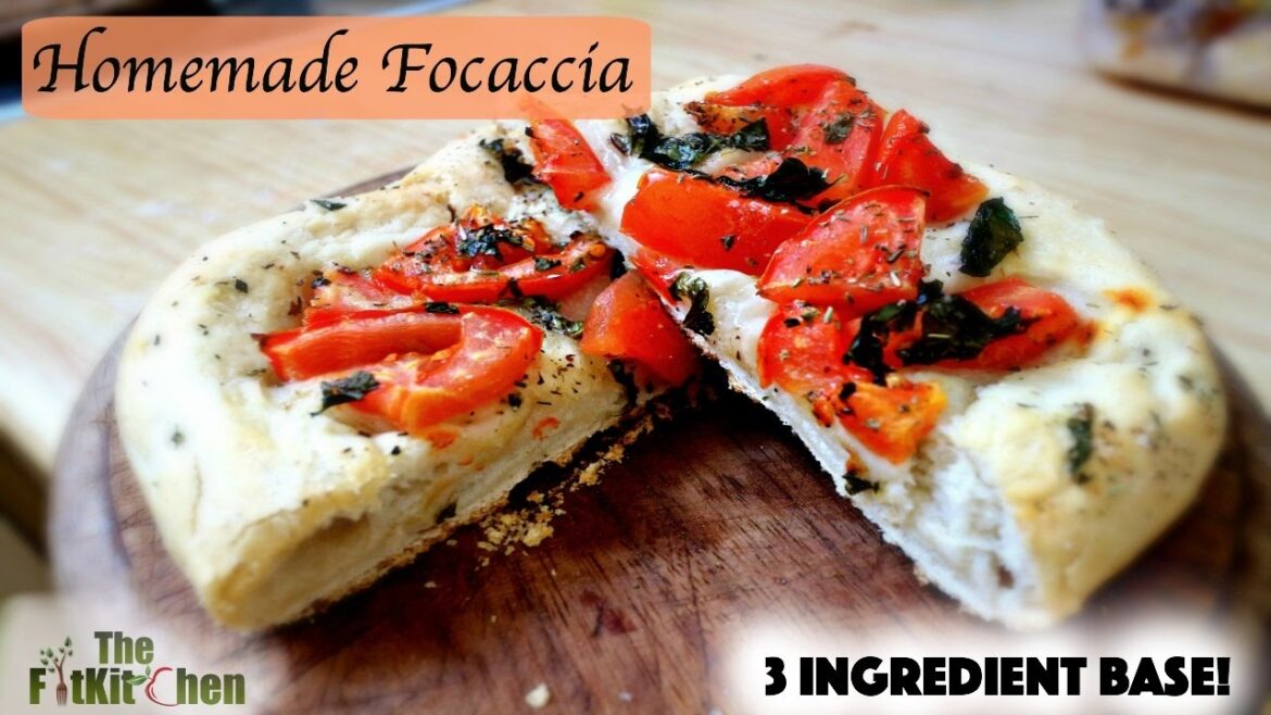 Tomato and Basil FOCACCIA! Simple & Easy Italian Recipe!