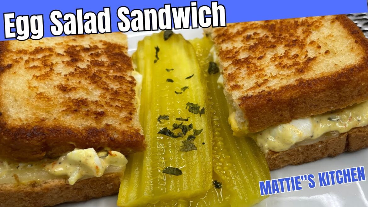 Egg Salad Sandwich / Easy Egg Salad Recipe / Mattie's Kitchen