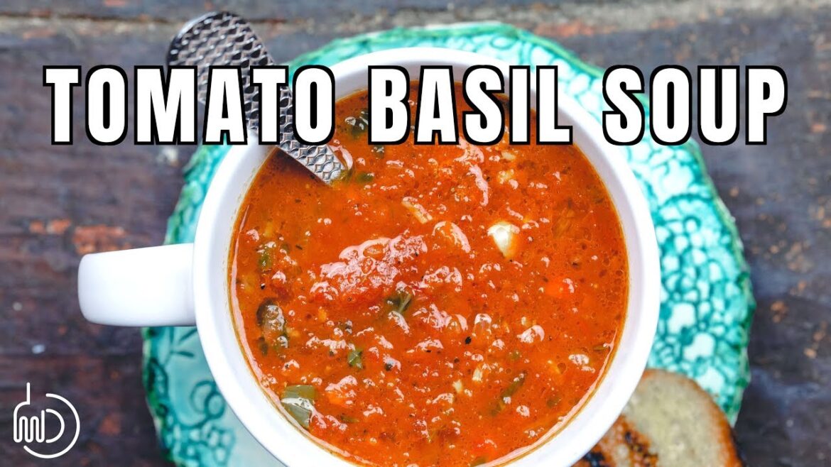 The Best Roasted Tomato Basil Soup!