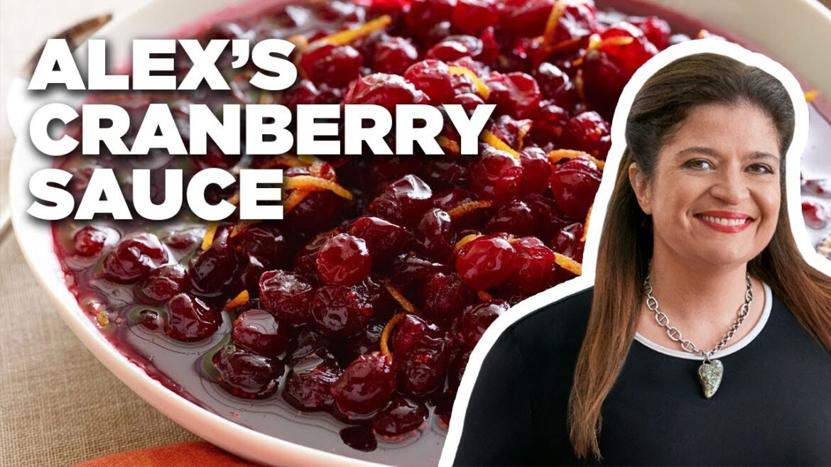 Alex's 5-Star Homemade Cranberry Sauce | Food Network