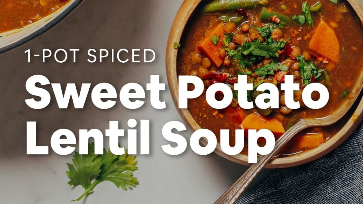1-Pot Spiced Sweet Potato Lentil Soup | Minimalist Baker Recipes 1-Pot Spiced Sweet Potato Lentil Soup | Minimalist Baker Recipes