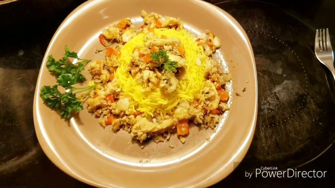 Spicy Fish -Samke Harra with Spiced Rice