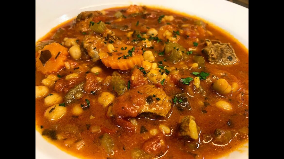 How To Make Harira (Moroccan Lamb Soup)