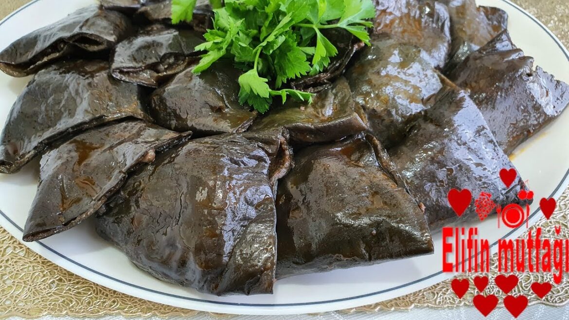 Stuffed Dried Eggplants: Very Unique Turkish Course